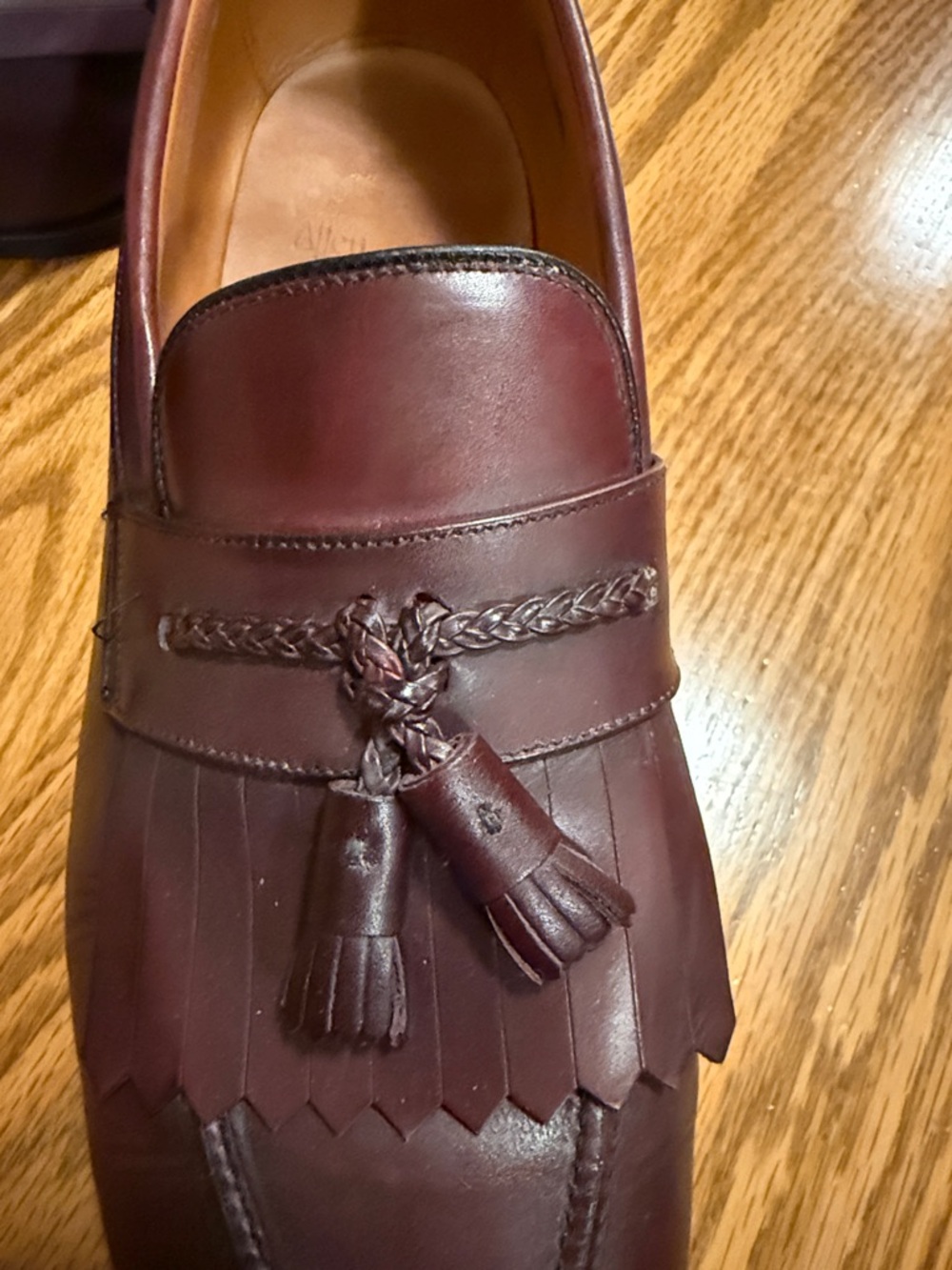 Excellent Men’s Allen Edmonds Cannondale Tassel Loafers - 13 - Picture 10 of 11